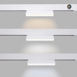 Luminaria lineal orientable para carril magnético CCT - 10W - UGR18 - Mi Light - Barcelona Led-