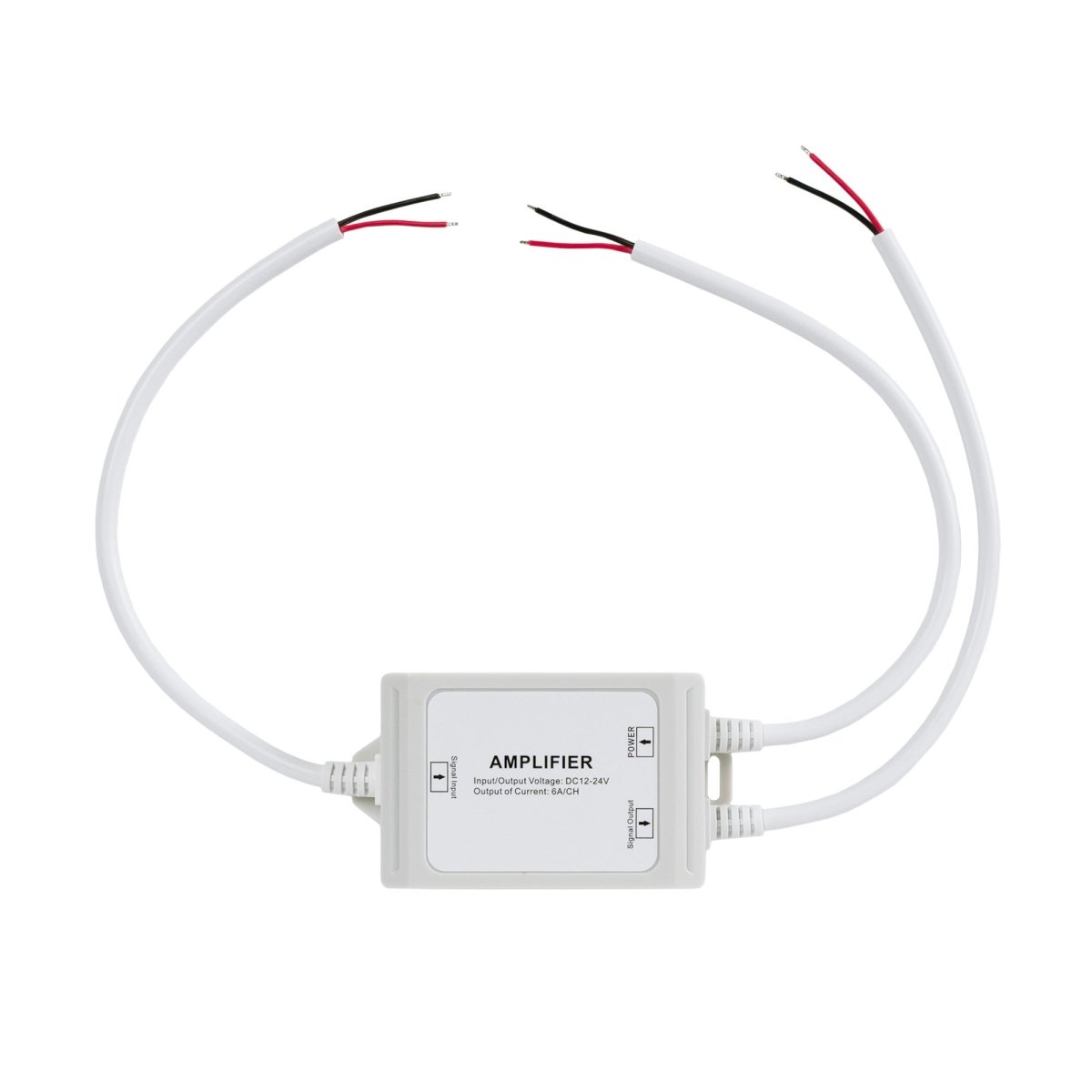 Amplificador de señal / Repetidor monocolor estanco 12-24V DC - 6A/canal - IP67 - Barcelona Led-