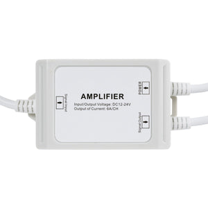 Amplificador de señal / Repetidor monocolor estanco 12-24V DC - 6A/canal - IP67 - Barcelona Led-