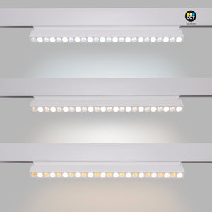 Luminaria lineal orientable para carril magnético RGB + CCT - 12W - UGR18 - Mi Light (27)