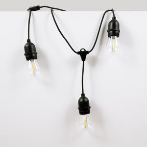 Guirnalda solar exterior - 15 Bombillas LED filamento E27 - IP44 - 10 metros (1)