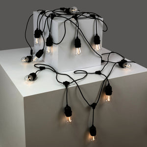 Guirnalda solar exterior - 15 Bombillas LED filamento E27 - IP44 - 10 metros (9)