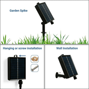 Guirnalda solar exterior - 15 Bombillas LED filamento E27 - IP44 - 10 metros - Barcelona Led-