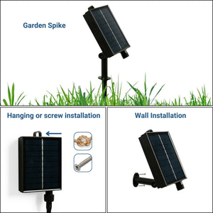 Guirnalda solar exterior - 15 Bombillas LED filamento E27 - IP44 - 10 metros (16)