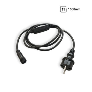 Cortina de luces LED - 1,5m x 90cm - 100 luces - Blanco frío (9)
