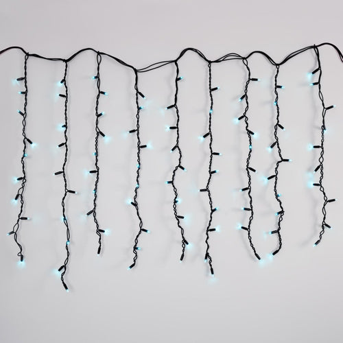 LED Curtain lights - 1.5m x 90cm - 100 lights - Cool white