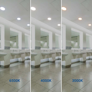 Plafón LED estanco CCT con sensor de movimiento por microondas - 24W - Ø28cm - IP65 (20)