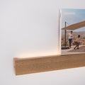 Wooden linear wall light
