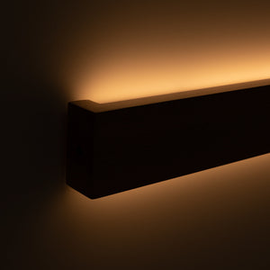 Aplique de pared lineal madera "Wooden" - 26W - 100cm - Driver Philips (4)