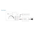 PMW Manual dimmer 12-48V DC - 20A - RF 2.4GHz - Adjustable frequency and dimming curve - Skydance 2