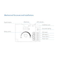 PMW Manual dimmer 12-48V DC - 20A - RF 2.4GHz - Adjustable frequency and dimming curve - Skydance 3