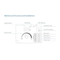PMW Manual dimmer 12-48V DC - 20A - RF 2.4GHz - Adjustable frequency and dimming curve - Skydance 3