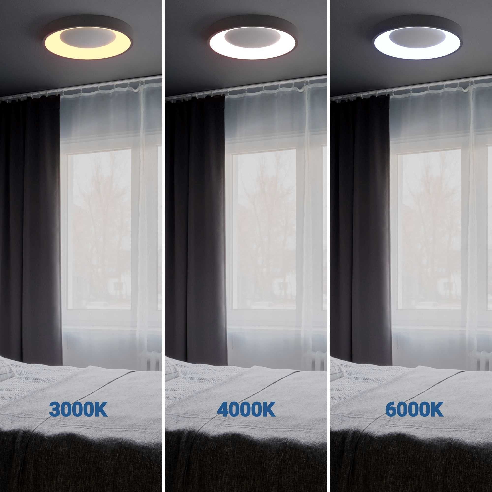 Plafón LED techo 36W - CCT - Driver Philips - ø50cm - IP20 (1)