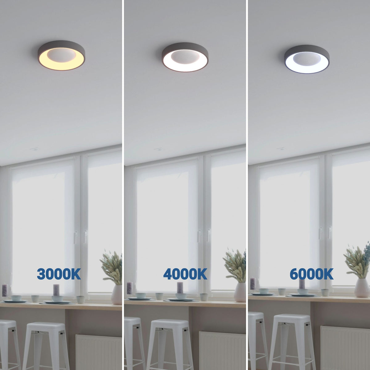 Plafón LED techo 30W - CCT - Driver Philips - ø40cm - IP20 (1)