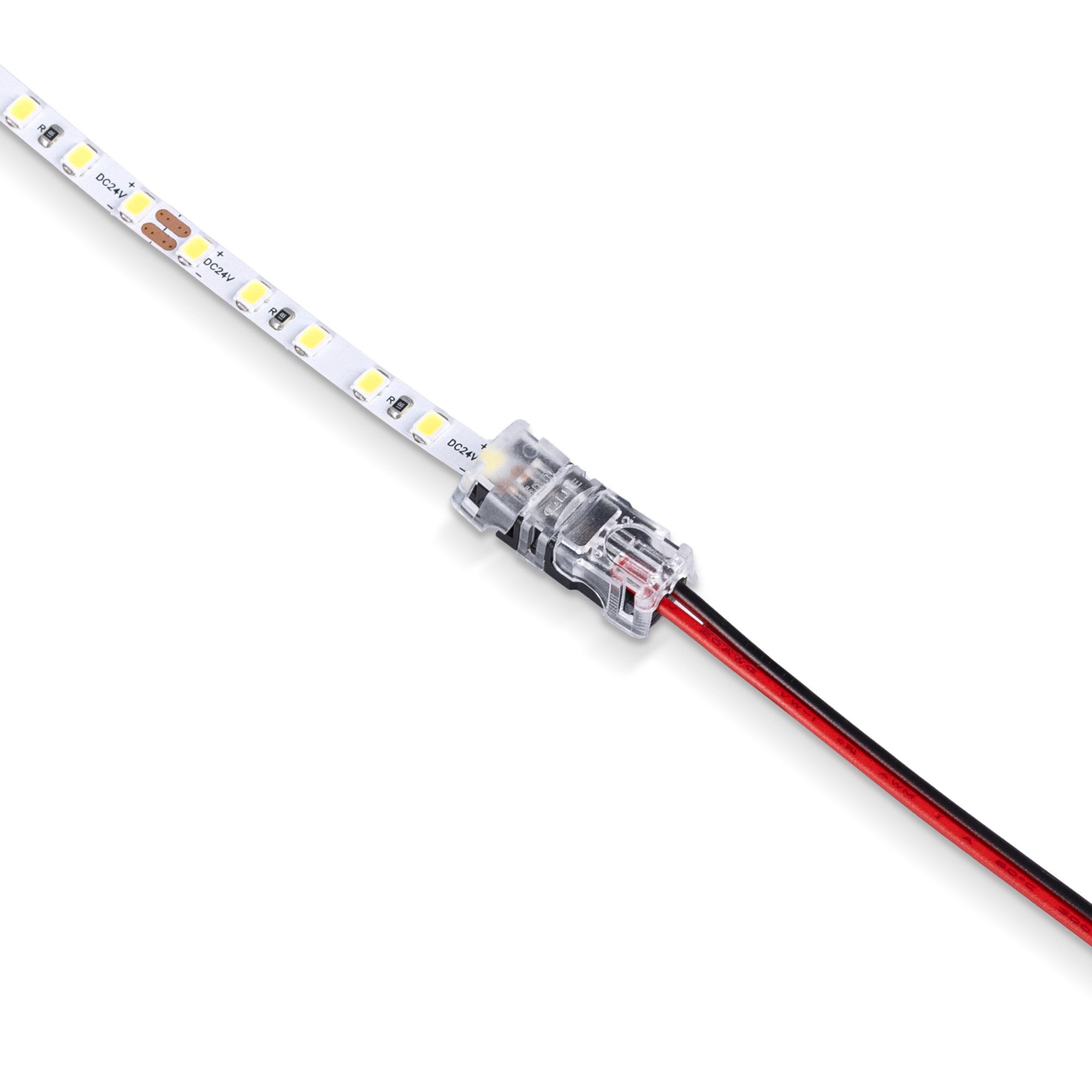 Conector Hippo Monocolor SMD Tira a Cable - PCB 5mm - 2 pines - IP20 - Máx. 24V (2)