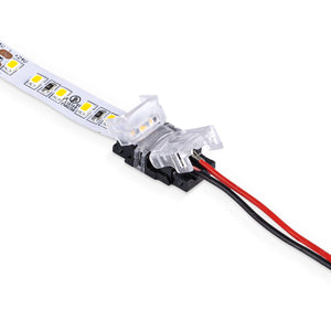 Conector Hippo monocolor SMD Tira a Cable - PCB 10mm - 2 pines - IP20 - Máx. 24V (1)