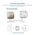 Controlador monocolor 12-48V DC - 8A - RF 2.4G - PUSH dimmer - Tamaño MINI - Skydance 5