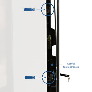 Tótem publicitario exterior pantalla LCD 55"- Doble cara - No táctil - Android - Blanco (12)