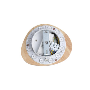 Aplique de pared madera "Eclipse 3" 8W - Luz cálida (2)