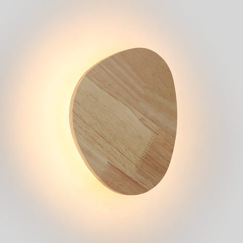 Wooden wall light