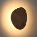Houten wandlamp