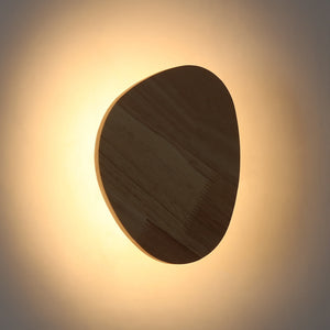 Aplique de pared madera "Eclipse 3" 8W - Luz cálida (4)