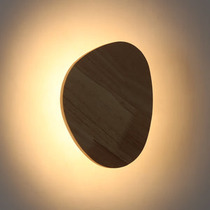Aplique de pared madera "Eclipse 3" 8W - Luz cálida (4)
