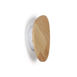 Aplique de pared madera "Eclipse 3" 8W - Luz cálida - Barcelona Led-Decoración