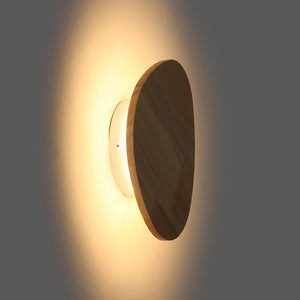 Aplique de pared madera "Eclipse 3" 8W - Luz cálida (8)
