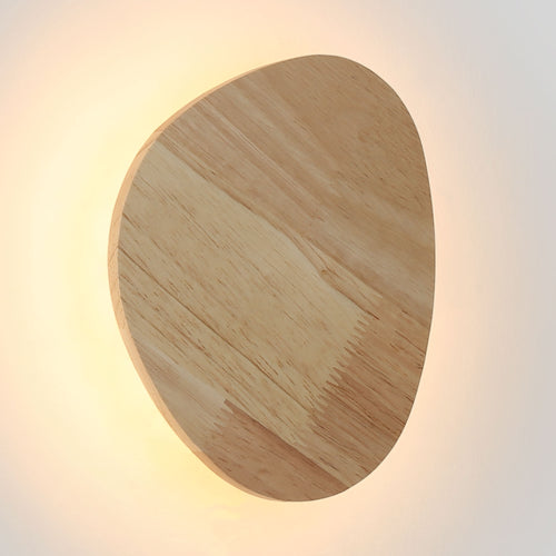 Wooden wall light