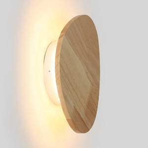 Aplique de pared interior de madera "Eclipse 3" 12W - Luz cálida (6)