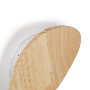 Aplique de pared interior de madera "Eclipse 3" 12W - Luz cálida (11)