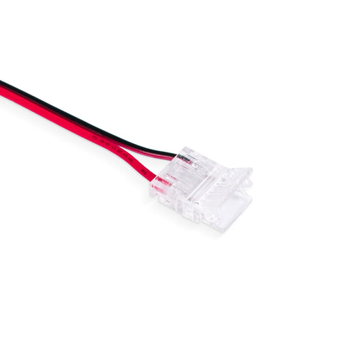 Connecteur Hippo pour relier un ruban LED monochrome COB à son alimentation - PCB 10mm - 2 broches - IP20 - Max. 24V