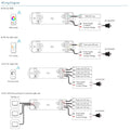 RGB/CCT/Single colour Controller 12-48V DC - 18A (6A/channel) - RF 2.4G - PUSH dimmer - Skydance 5