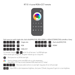 Mando a distancia LED RGB + CCT - 4 Zonas - SK-RT10 - Skydance (4)