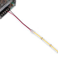 Connecteur Hippo pour relier un ruban LED monochrome COB à son alimentation - PCB 10mm - 2 broches - IP20 - Max. 24V 5