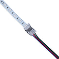 Connecteur Hippo pour relier un ruban LED RGB SMD 10mm à son câble - IP20 - 4 broches - Max. 24V 2