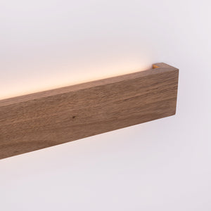 Aplique de pared lineal madera "Wooden" - 26W - 100cm - Driver Philips - Barcelona Led-Decoración