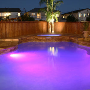 Bombilla LED para piscina PAR56 RGB 12V AC - 24W - Sumergible - Con mando - IP68 (12)