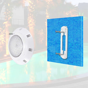 Foco LED para piscina RGB de superficie 12V AC - 24W - Sumergible - Con mando - IP68 (3)