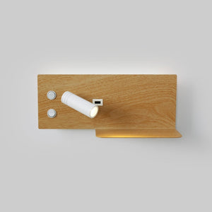 Pack x 2 - Aplique de pared para lectura con puerto USB "Kerta" - Iluminación doble - 3W+7W - Barcelona Led-Decoración