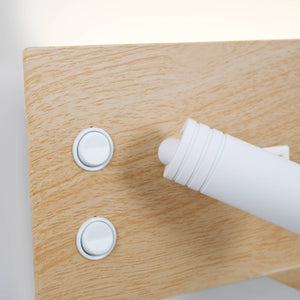 Pack x 2 - Aplique de pared para lectura con puerto USB "Kerta" - Iluminación doble - 3W+7W (36)