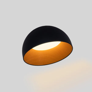 Lámpara de techo LED inclinada CCT 12W - Efecto madera - ø35cm - Barcelona Led-Decoración
