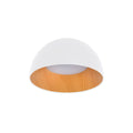 Lámpara de techo LED CCT 12W - Efecto madera - ø35cm 4