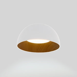 Lámpara de techo LED CCT 12W - Efecto madera - ø35cm - Barcelona Led-Decoración