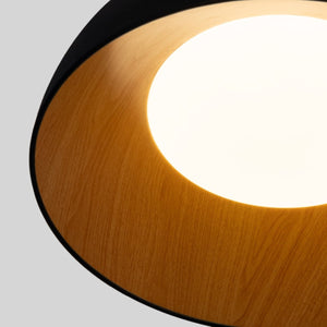 Lámpara de techo LED CCT 12W - Efecto madera - ø35cm - Barcelona Led-Decoración