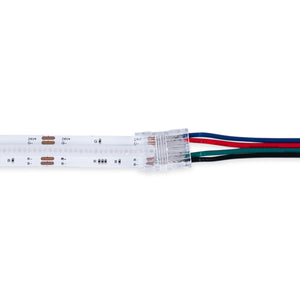 Conector Hippo Tira RGB COB a Cable - PCB 10mm - 4 pines - IP20 - Máx. 24V (6)