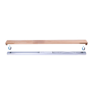 Aplique de pared lineal madera "Wooden" - 26W - 100cm - Driver Philips (14)