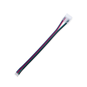 Conector Hippo RGB COB Tira a Controlador - PCB 12mm - 4 pines - IP20 - Máx. 24V - Barcelona Led-Accesorios