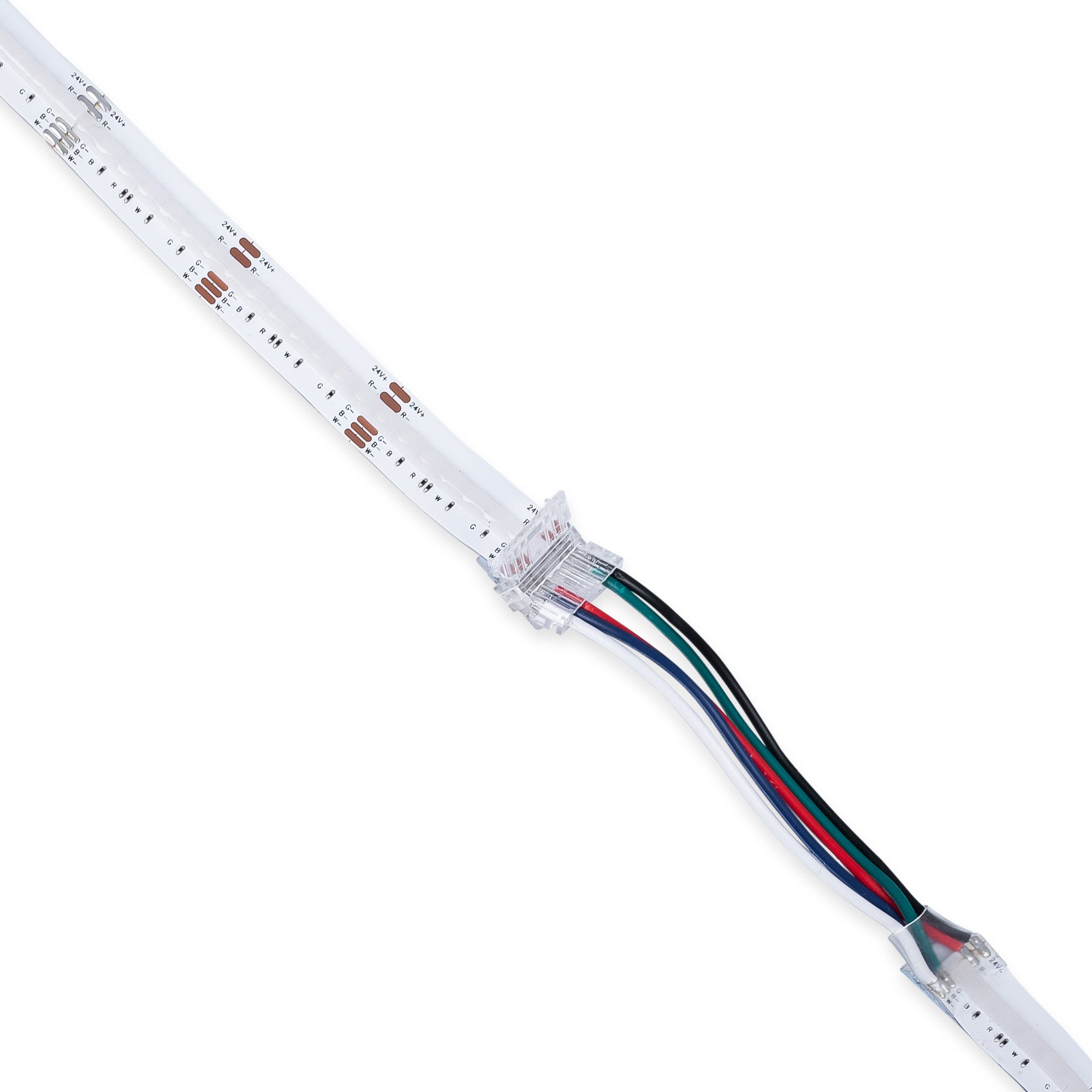 Conector Hippo RGBW COB Tira a Cable - PCB 12mm - 5 pines - IP20 - Máx. 24V (1)